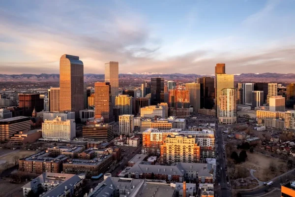 City of Denver, CO Skyline